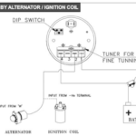 Part Of The Installation Instruction For An Electric Tachometer For Diesel Engines